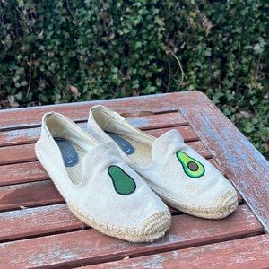 Soludos X Jason Polan Avocado Espadrille/ Slip On Loafers